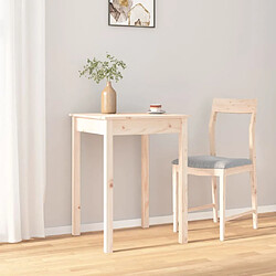 Acheter vidaXL Table à manger 55x55x75 cm Bois massif de pin