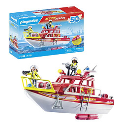 Avis Playmobil® 71598 Bateau de sauvetage et pompiers