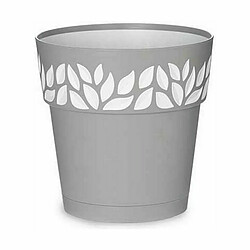 Pot auto-arrosant Stefanplast Cloe Gris Plastique 19 x 19 x 19 cm (12 Unités)