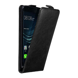 Cadorabo Coque Huawei P9 Etui en Noir