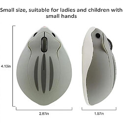 Acheter Universal Migne Animal Wireless Mouse Cartoon Hamster Shape Mini Voyage Mouse (gris)