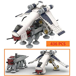 Universal 2021 MOC 51483 Série de films République dans OT Kit de déambulateur Blocs de construction Spacecraft Tank Modèle Briques Jouets DIY pour enfants Cadeaux | Empilement Blocs pas cher