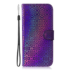 Wewoo Housse Coque Pour Sony Xperia L3 Couleur Unie Coloré Boucle Magnétique Horizontale Étui en cuir PU avec support et emplacements cartes et portefeuille et lanière Violet