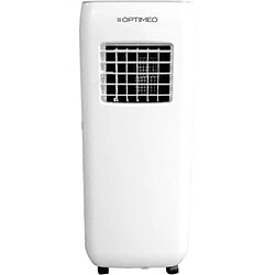 Optim OPC-C01-091 Climatiseur Mobile 2600W 230V 63dB 2L 3 Vitesses Filtre à Poussière Déshumidificateur Blanc 