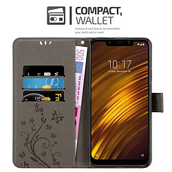 Cadorabo Coque Xiaomi Pocophone F1 Etui en Gris