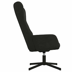 Acheter Maison Chic Chaise de relaxation | Fauteuil relax Noir Velours -GKD14809