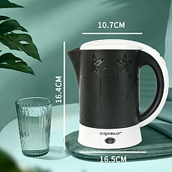 Acheter Aigostar Cooltravel - Bouilloire compacte de voyage de 0.6L et 650W. Mini bouilloire 0% BPA. Arrêt automatique et protection contre ébullition à vide. 2 tasses et cuillères incluses. Design exclusif.