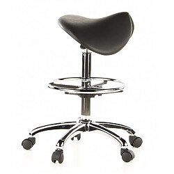 Avis Hjh Office Siège technique/ Tabouret technique / Tabouret pivotant TOP WORK 13, mousse rigide, noir, chromé