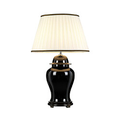 Elstead Lighting Lampe de table Chiling Céramique Noir