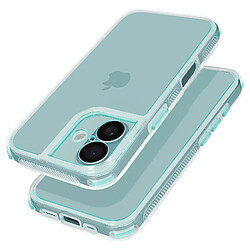 Avizar Coque pour iPhone 16 Coins Antichoc Bumper Vert Pâle