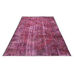 Avis Vidal Tapis de laine 277x160 Violet Ultra Vintage