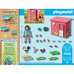 Playmobil® 71308 Agricultrice et poulailler