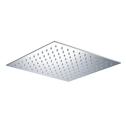 Kiamami Valentina POMME DE DOUCHE FIXE CARRÉE 20X20 CM EN INOX