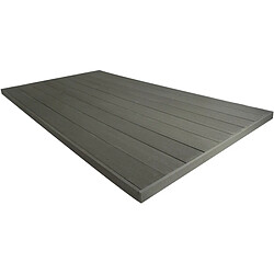 Habitat Et Jardin Pack 5m² - Lames de terrasse composite pleines - Gris foncé