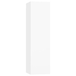 Acheter vidaXL Ensemble de meubles TV 3 pcs Blanc Bois d'ingénierie