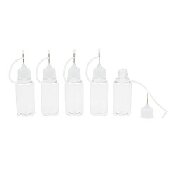 5x Diffuseurs d'huiles essentielles En Plastique Liquide Compte-gouttes Pointe Bouchon Blanc