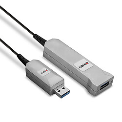 Avis Lindy 42701 câble USB 50 m USB 3.2 Gen 1 (3.1 Gen 1) USB A Noir, Argent