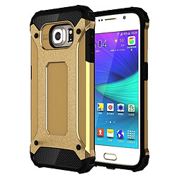 Wewoo Coque renforcée or pour Samsung Galaxy S6 / G920 Armure Tough TPU + PC Combinaison