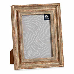 Gift Decor Cadre photo 19 x 2 x 24 cm Verre Bois Marron Cuivre Plastique (6 Unités)