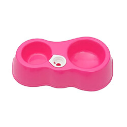 Wewoo Gamelle Magenta pour chat + Bols à eau potable avec distributeur automatique d'eau Plat à nourriture