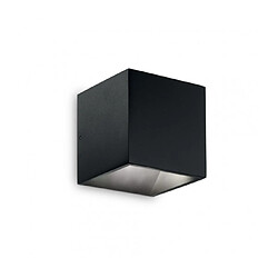 Ideal Lux Applique de jardin Rubik Métal,aluminium Noir 1 ampoule 10cm