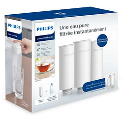 Pack de 3 filtres pour carafe filtrante instantanée Philips AWP225/24