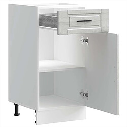 Acheter vidaXL Armoire de cuisine Porto sonoma gris bois d'ingénierie