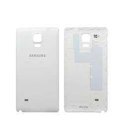 Couvercle batterie pour Samsung Note 4-Blanc