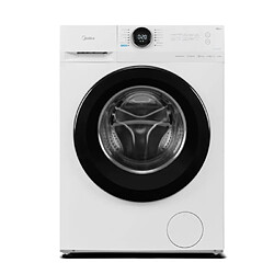 MIDEA MF200W80WB-E Lave-Linge 8kg 76dB 1400tr/min Moteur BLDC Ecran LED Lumineux 14 Programmes Blanc