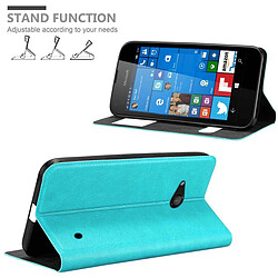 Cadorabo Coque Nokia Lumia 550 Etui en Turquoise