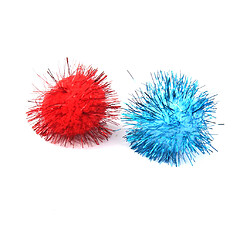 170pcs Boules de Pompon Multicolors Rondes 1.5cm et 3.5cm