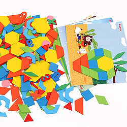 Universal Jouets en bois Formes géométriques Puzzle Tan Éducation Bébé Apprentissage Jouets en bois Jeux pour enfants | Puzzles