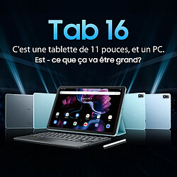 Avis 4G Tablette Tactile Blackview Tab 16 Tablette PC 11 pouces FHD+ 8Go+256Go-SD 1To 13MP+8MP 7680mAh Android 12 Dual SIM-Certifié TÜV-PC mode WIFI BLuetooth FM OTA GPS- Bleu