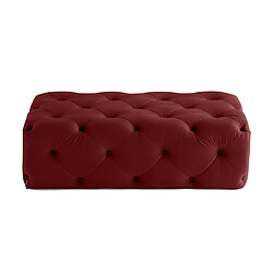 Acheter Lisa Design Gallata - pouf Chesterfield - en velours