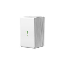 Mercusys Routeur 4G WiFi N300 modem intégré 150Mbps Vitesse 300 Mbps (2,4 GHz) 4G Cat4 150/50Mbps Antennes internes ports d'antenne 3G/4G port LAN port WAN/LAN