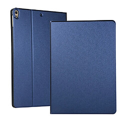 Etui en PU avec support bleu foncé pour votre Apple iPad 10.2 (2019)/Air 10.5 (2019)/Pro 10.5 (2017)