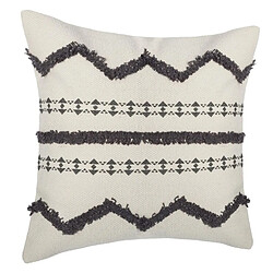 But Housse de coussin 40x40 cm ETHNIK TUFTE Gris