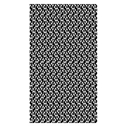 Alter Tapis de salle de bain, 100% Made in Italy, Tapis antitache avec impression numérique, Tapis antidérapant et lavable, Modèle optique - Adebanke, cm 90x52