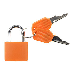 Avis Mini Cadenas En Acier Valise Cadenas De Voyage Quotidien Avec 2 Clés Orange