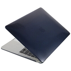 Coque en TPU texture en nid d'abeille bleu pour votre MacBook Air 13.3-pouces with Retina Display A2179 (2020)/A1932/A2337