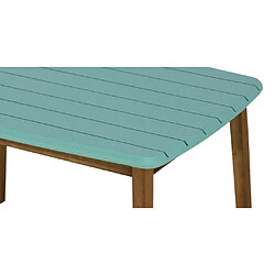 Vente-Unique Table de jardin pour enfant en acacia bleu L.80 cm - GOZO de MYLIA pas cher