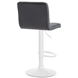 Non Tabouret de bar Peru velours blanc