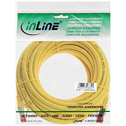 Câble patch, S-STP/PIMF, Cat.6, jaune, 10m, InLine®