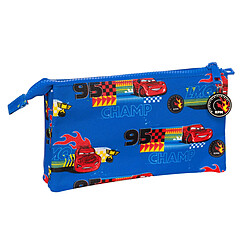 Avis Trousse Fourre-Tout Triple Cars Race ready Bleu 22 x 12 x 3 cm