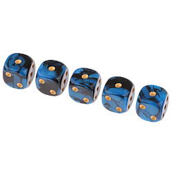 5x6 faces Dice 16mm Dice pour les jeux de société et l'enseignement des mathématiques pas cher