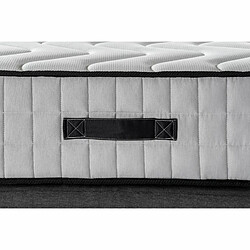 DEKO DREAM Ensemble sommier + matelas 160 x 200 cm - 672 Ressorts ensachés - 7 zones de confort - 27 cm pas cher