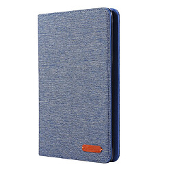 Wewoo Housse Étui Coque Pour iPad Mini 4/3/2/1 en cuir PU avec support et fentes cartes bleu profond