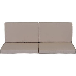 Beo Lounge Coussin de rechange pour kit de Monaco groupes échange Coussin imperméable Set de 8, épaisseur 5cm, beige clair