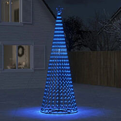 vidaXL Arbre de Noël lumineux conique 688 LED bleu 300 cm