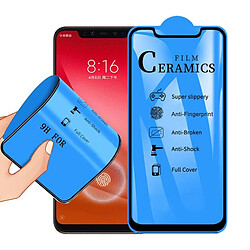 Wewoo Film de verre trempé de céramique à pleine couverture de 2,5D pour colle Xiaomi Mi 8 Explorerle déverrouillage des empreintes digitales est pris en charge